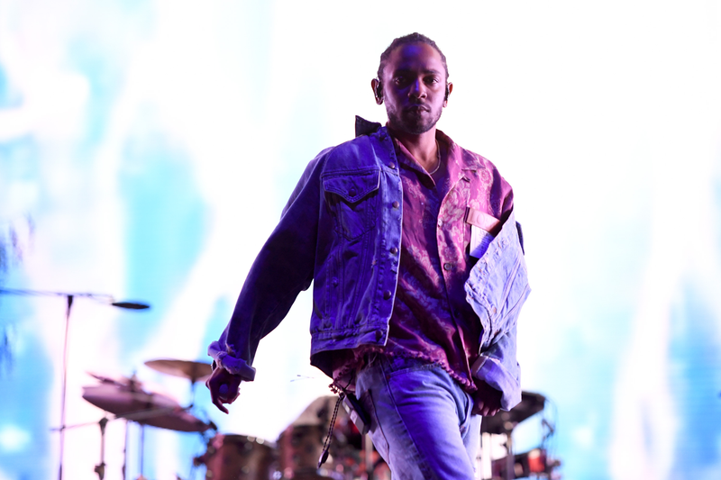 Kendrick Lamar performs onstage with SZA during the 2018 Coachella Valley Music And Arts Festival at the Empire Polo Field on April 13, 2018, in Indio, Calif.